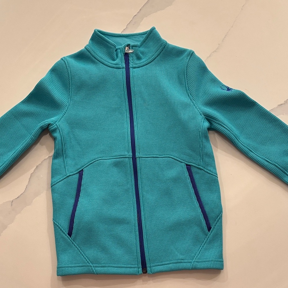 Spyder Aqua Jacket with Navy Details